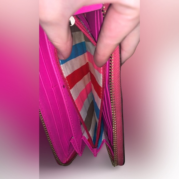 Kate Spade Long Pink Zipper Wallet 👛 - Picture 5 of 5